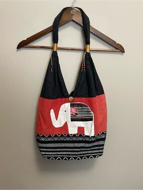 Elephant Shoulder Tote Bag Boho